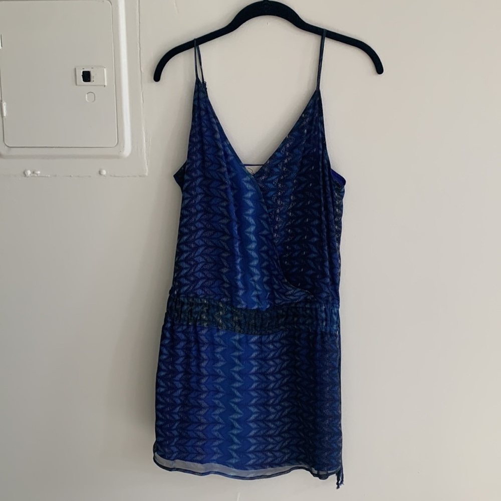 Rory Beca Blue Print Mini Dress